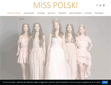 Tablet Screenshot of misspolski.pl
